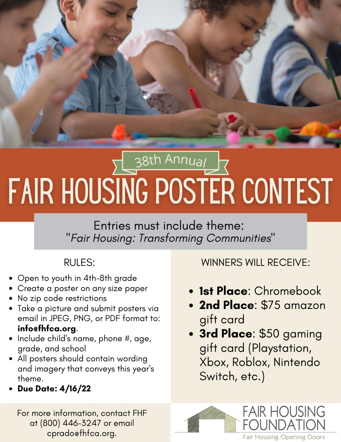 FH Poster Contest 2022 Fair Housing Foundation