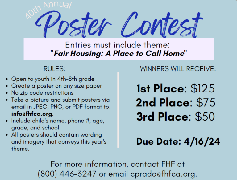 participation contest poster